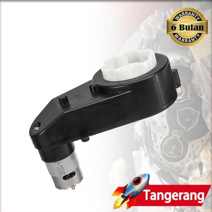 POIRENS Gearbox Mobil Aki 12 Volt Mobilan Anak Dinamo Gearbox 12v 550