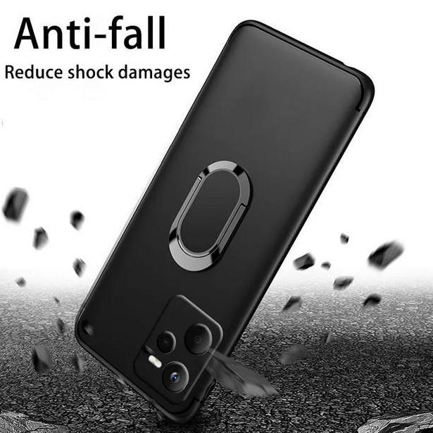 Ready Case   untuk Realme Narzo 50 5G RING Bracket Magnetic Slim Matte Softcase
