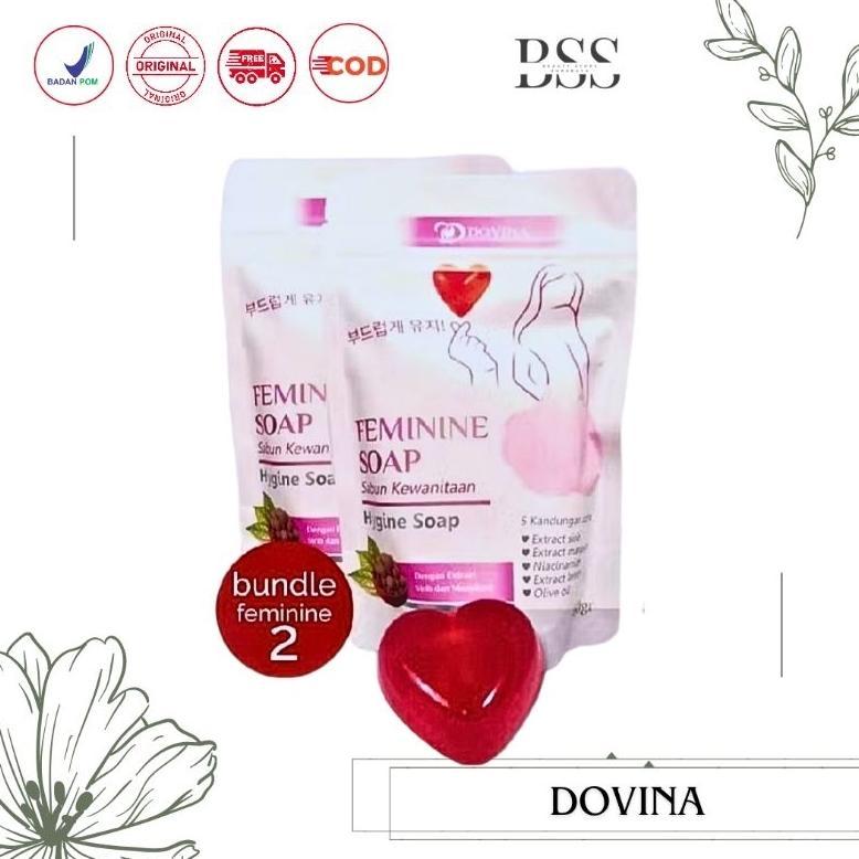 Dovina Feminine Soap (Dapat 2) Sabun Kewanitaan By Dovina