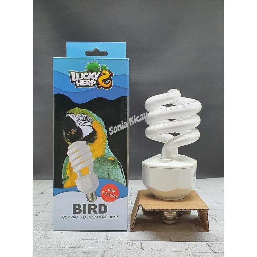 Lampu Uvb 20 Watt 2,5%Uvb Untuk Burung Lampu Uv Untuk Burung