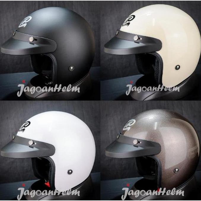 JPX HELM JP RETRO NEW BIGIE | SOLID | JPRETRO Helmet