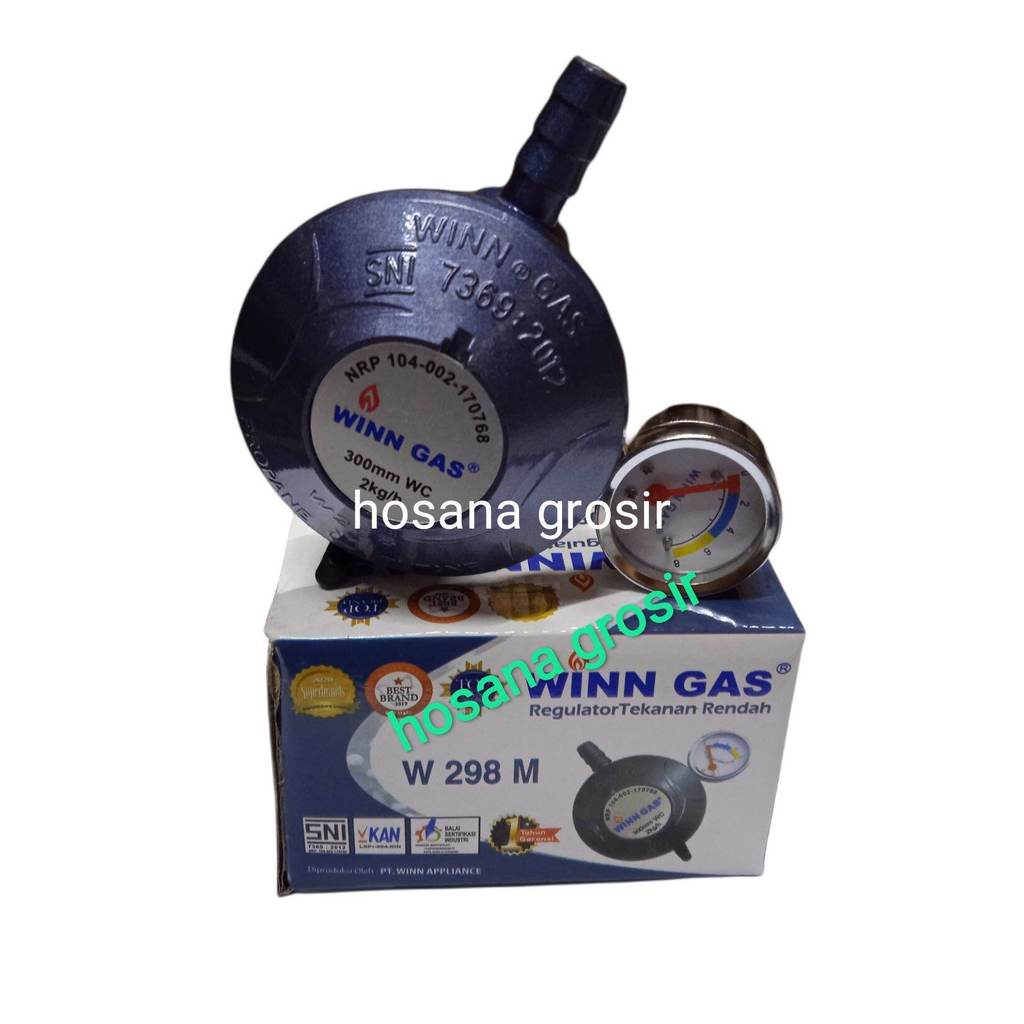 Regulator Win Gas 298 Meter / Regulator Win Gas / Kepala Gas Win / Kepala Gas Bagus