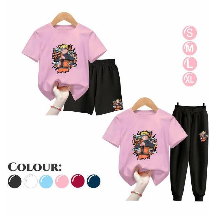 Weareyou- Baju Setelan Anak Laki Laki - Pakaian Kaos Dan Celana Fashion Anak Cowok Usia 5-15 Tahun -