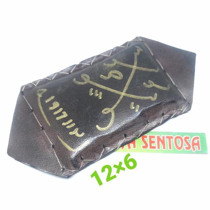 Haikal kulit Jahit manual tinta emas