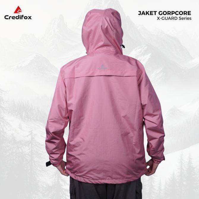 CREDIFOX Jaket Gorpcore X Guard Series Bahan Taslan JN - Jaket Gorpcore Saku Gamblok - Jaket Winbrea