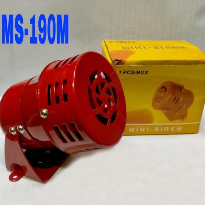 Mini Sirine Motor Sirine Ms-190 M 3" Fort