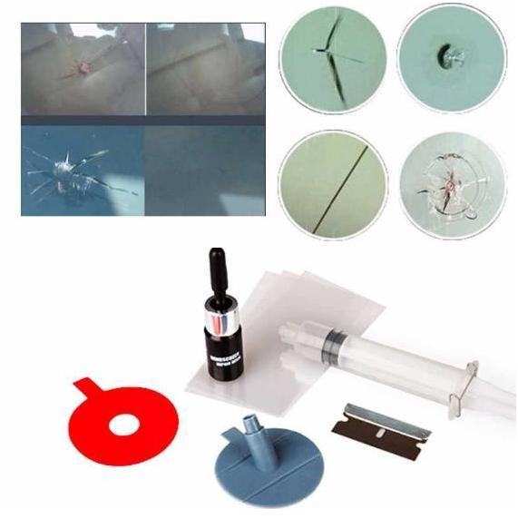 Ready  Winsil. Lem Kaca Retak Lem Perekat Kaca Mobil Hp Windshield Repair Kit