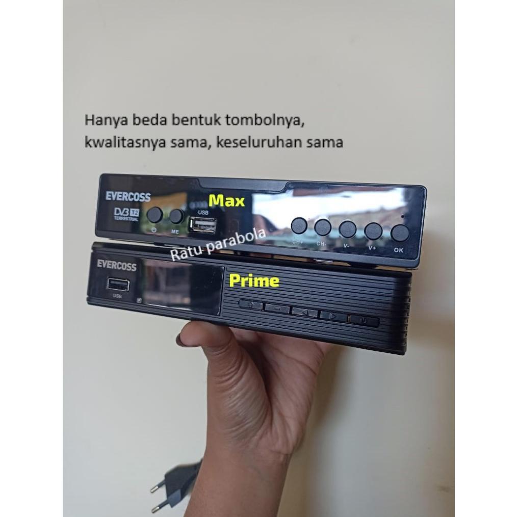 DORRLASTORE SET TOP BOX TV DIGITAL  EVERCOSS STB EVERCROSS MAX DVB T2 TV DIGITAL ORIGINAL