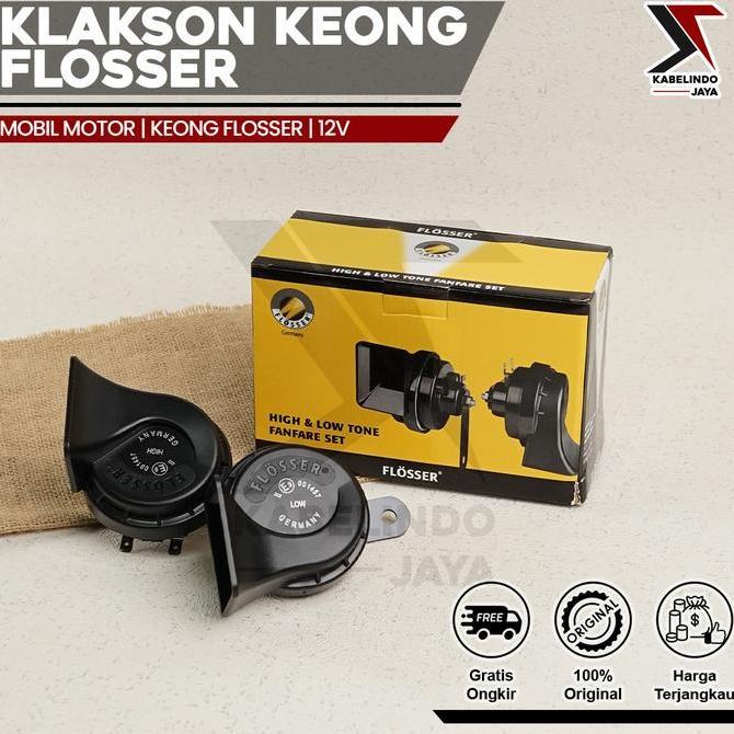 FLOSSER (FER) Klakson BMW Keong Mobil Motor Original Germany