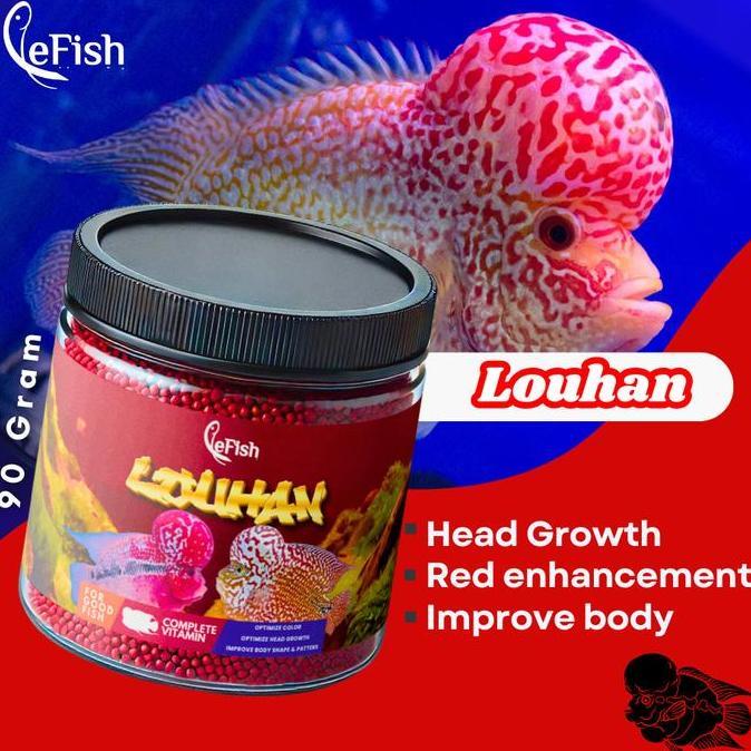 Pescare- Louhan Le Fish - Pelet Louhan Jenong Dan Warna Dengan Spirulina Charophyll