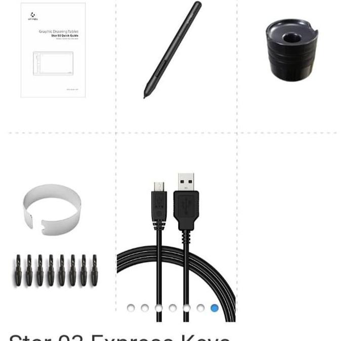 Vabene- Xp Pen Star 03 V2 Drawing Pen Tablet 8192 Pressure Level Garansi 2 Thn