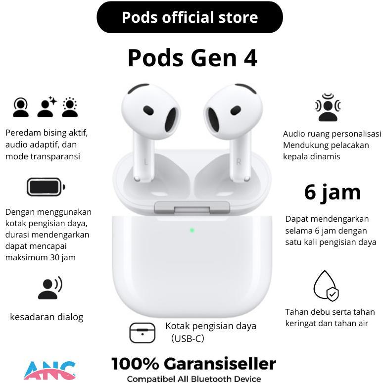100% 0ri Pods  GEN 4 ANC/Gen 3 /Pro2/Pro3 ANC Wireless Bluetooth Earphone TWS Mini Earbuds Headphone