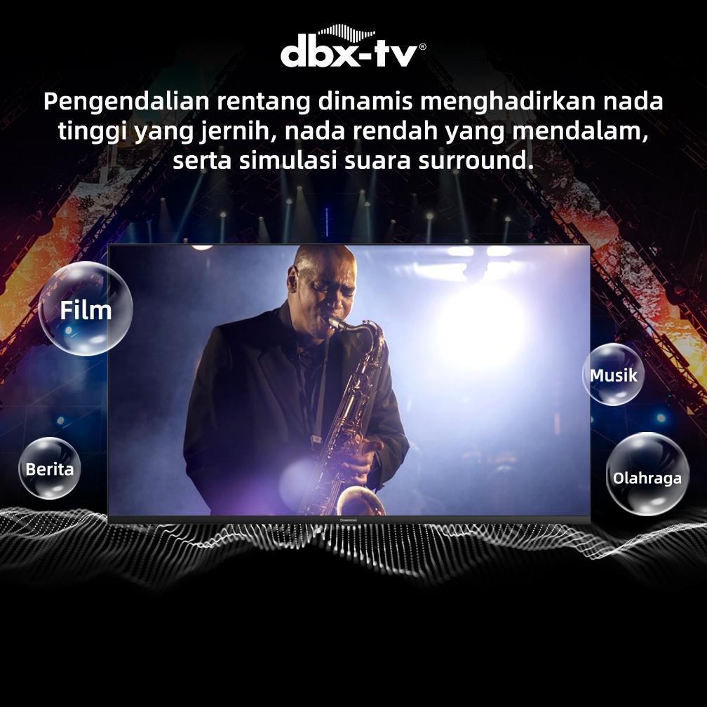 VIREKAMART CHANGHONG GOOGLE TV 43 INCH FHD DOLBY AUDIO GOOGLE PLAY NETFLIX YOUTUBE BLUETOOTH USB GOO