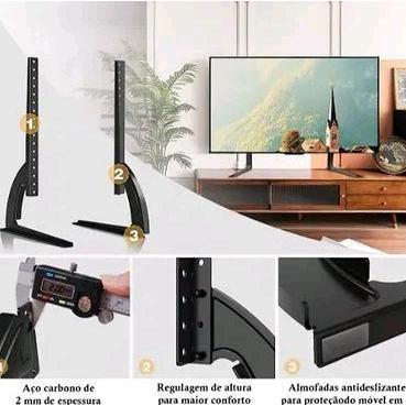 Diretto- Stand Tv Meja 70 65 60 55 50 43 32 Inch, Bracket Kaki Tv Universal Besi Tebal