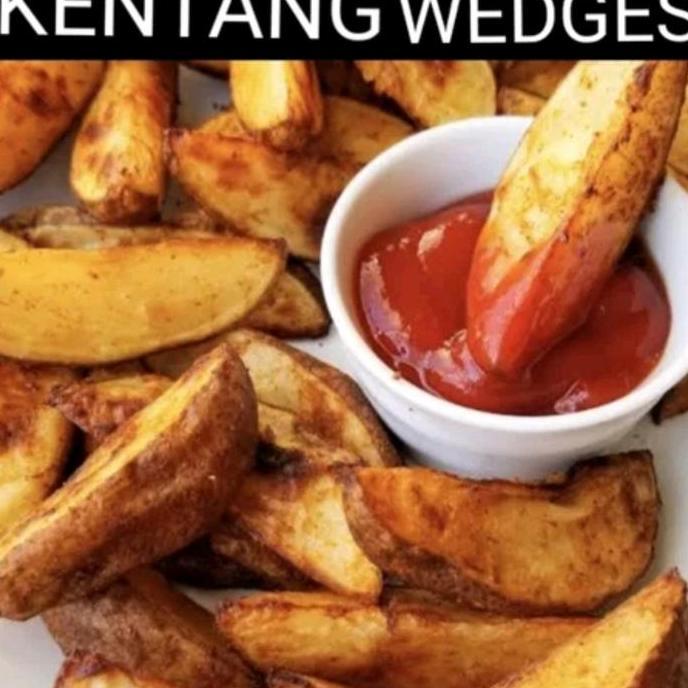 Verdura- Kentang Wedges 2,5Kg. Kentang Goreng Wedges.Kentang Frozen Wedges