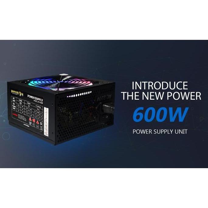 Psu Power Supply Imperion 600 Watt Atx 8 Pin Vga Terlaris