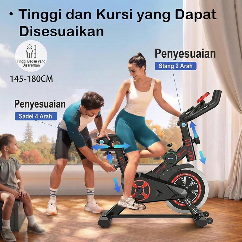 Hot Sale Veego Sepeda Statis Spinning Bike Tes Detak Jantung Sepeda Olahraga Exercise Peralatan