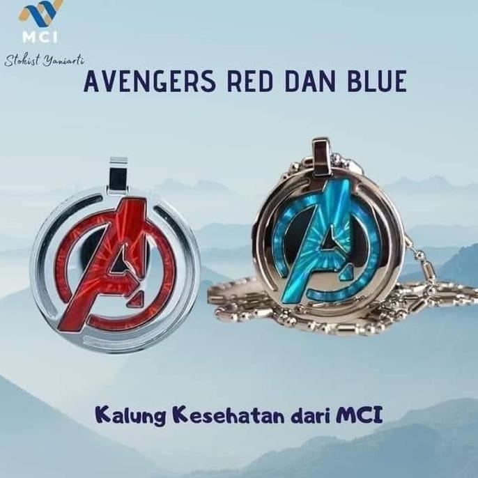 SINTE Kalung Kesehatan LSM AVENGERS Pendant MARVEL ORIGINAL MCI MGI