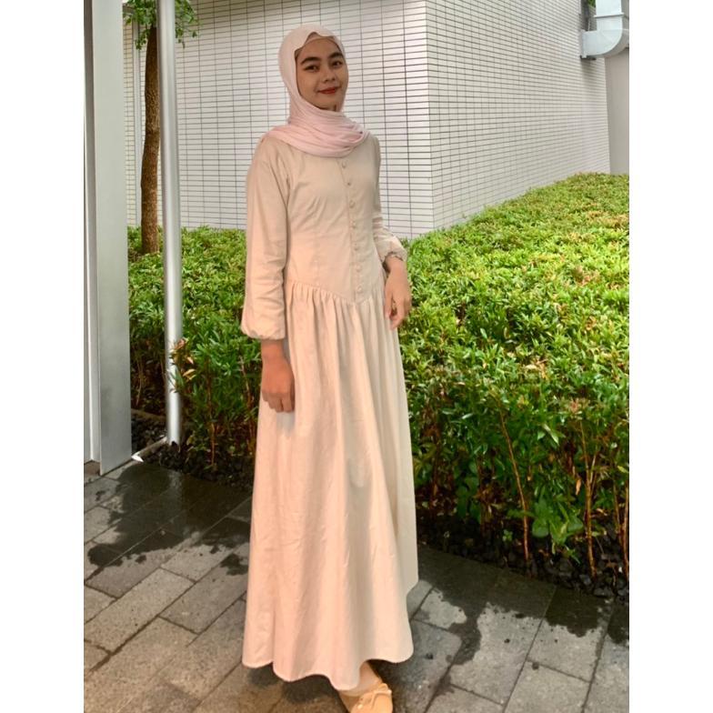 Hot Product Tessa Dress By.Azeera Katun Premium Slim Fit
