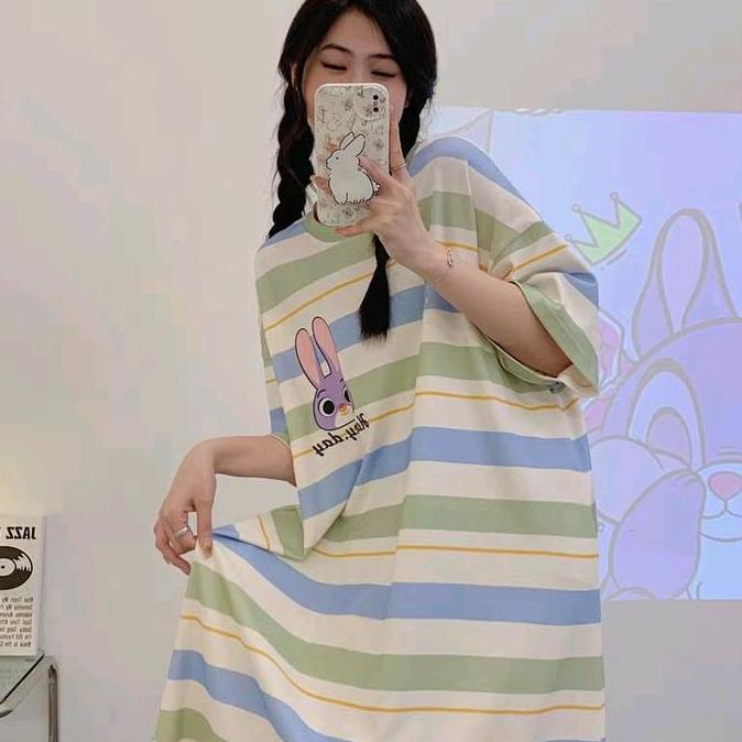 [M-2XL] daster remaja/daster wanita lengan pendek/daster tidur remaja HM