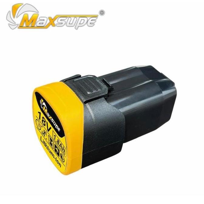 Murah Maxsupe Baterai 18V 1.8Ah Bor Impact Cordless 18.8V Maxsupe Battery 16Volt (Bisa Utk Mesin Nsd