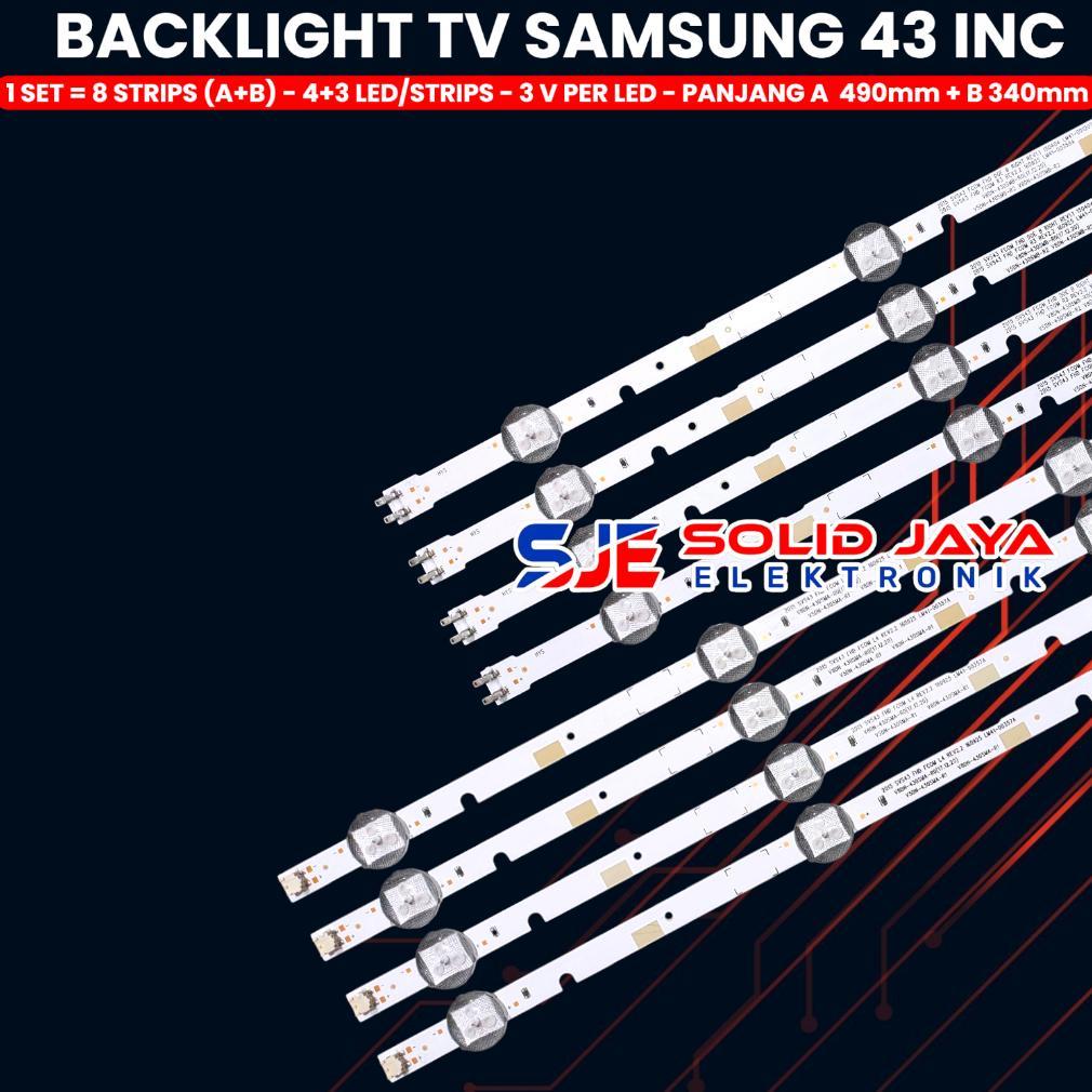 BESTPROMO BACKLIGHT TV SAMSUNG 43 INCH UA43J5000 UA43T6500 UA43J5200 UA43J5202 UA43J5250 UA43M5000 U