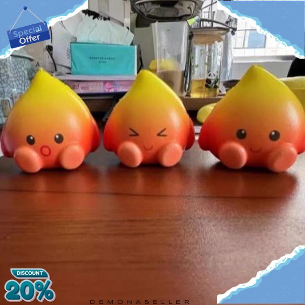 Berkualitas Mainan Squishy Api / Mainan Squishy Viral Anti Stress/Boneka Squishy Bentuk Api