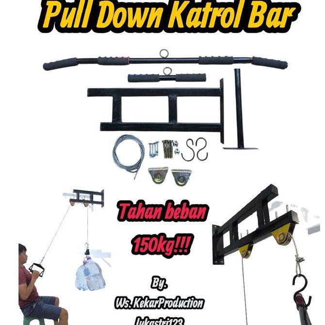 bavero_sell - pull down katrol bar/ alat gym rumahan /katrol pull down