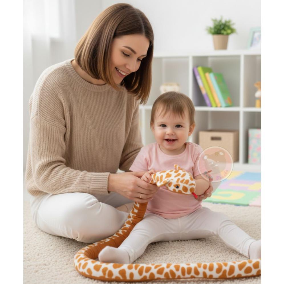 GARANSI MURAH BONEKA ULAR PANJANG 125 CM LUCU LEMBUT JUMBO BANYAK MOTIF
