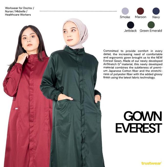 TRUSTWEAR - Everest Surgical Gown / Gaun Operasi / Gaun OK Dokter Perawat