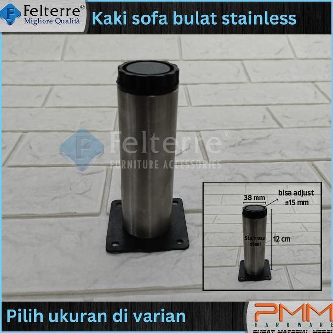 Kaki sofa bulat Stainless FELTERRE kaki meja nahkas lemari kitchen