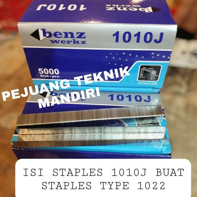 Ready ISI MESIN STAPLES 1010 J / PAKU STAPLES U TYPE 1010J / ISI STAPLES U