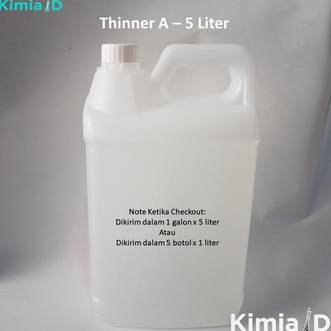 Thinner A 5 Liter Thinner A Special 5 Liter Thinner A Cuci Tiner A