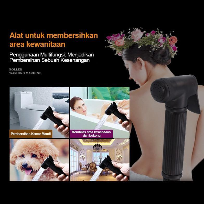 Lenodi Set Shower Kamar Mandi Set Panas-Dingin / 4 Fungsi Set Sower Kamar Mandi Tembaga Lengkap
