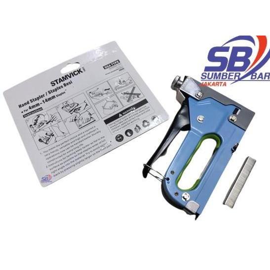 Ready Staples Gun Tacker Stamvick 3 in 1 / Staple Jok Tembak Hekter 3 Way