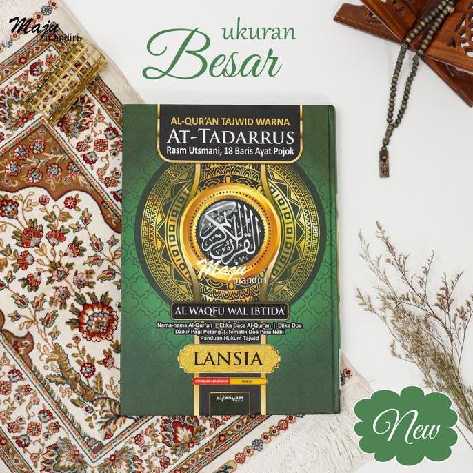 Promo Ramadhan Maju Mandiri Sukamaju Alquran Terjemah Tajwid Warna Besar Jumbo At-Tadarrus Size A3 u