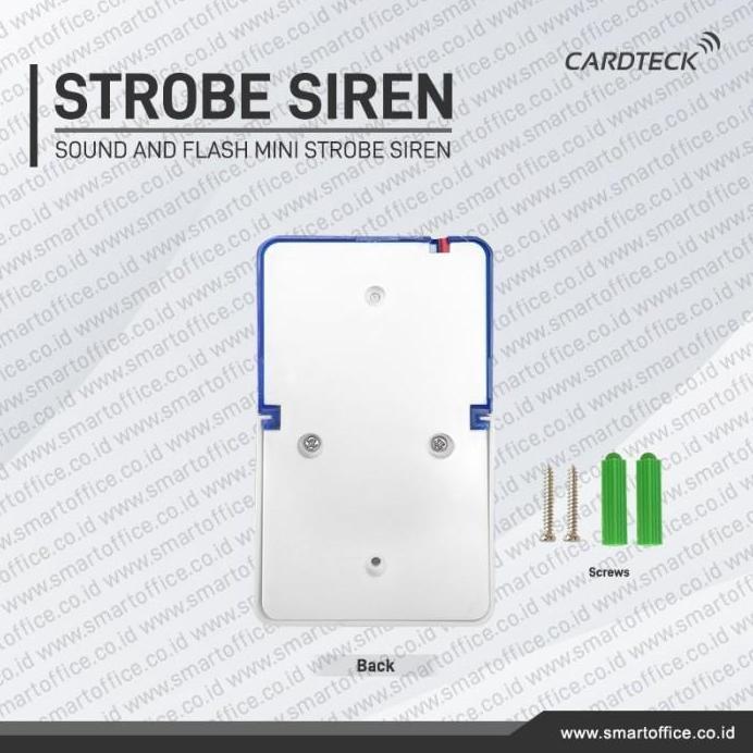Mini Strobe Sirene Wired Alarm Sound & Flash Sirene Cardteck CT-H103