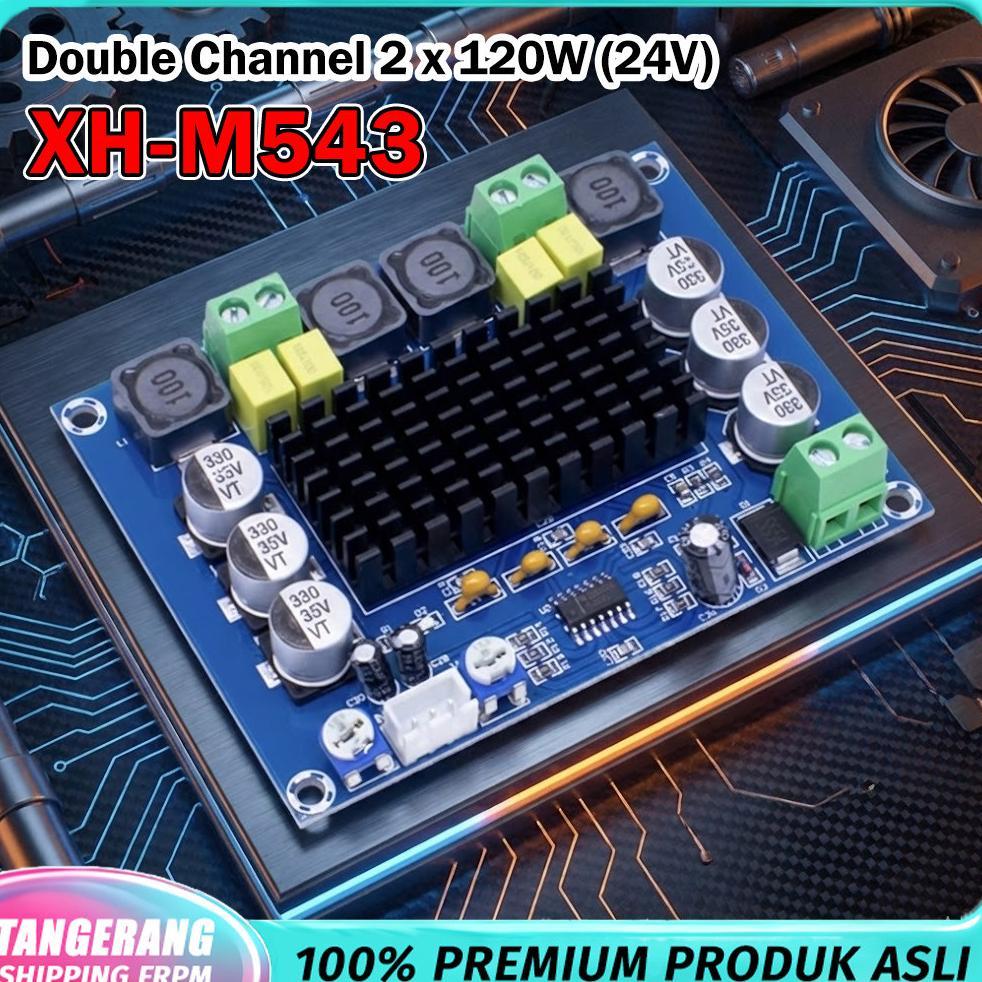 Kit Power Ampli Speaker Tpa3116D2 2X120W Xh-M543 Stereo Dual Channel High Power Digital Amplifier Cl