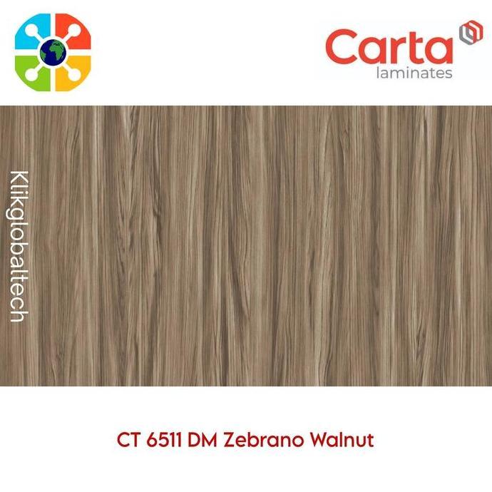 CARTA HPL WOODGRAIN CT 6511 DM Zebrano Walnut