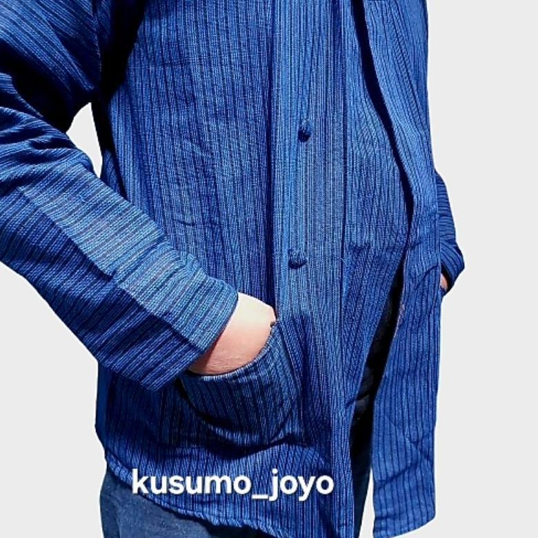 Best Seller Surjan Lurik Biru Jogya Dewasa