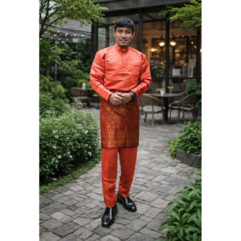 Best Seller Pakaian Adat Melayu Pria/Setelan Melayu Pria