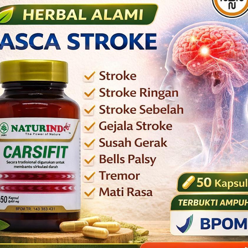 Naturindo Carsifit Herbal Obat Stroke Paling Ampuh Carsifit Naturindo