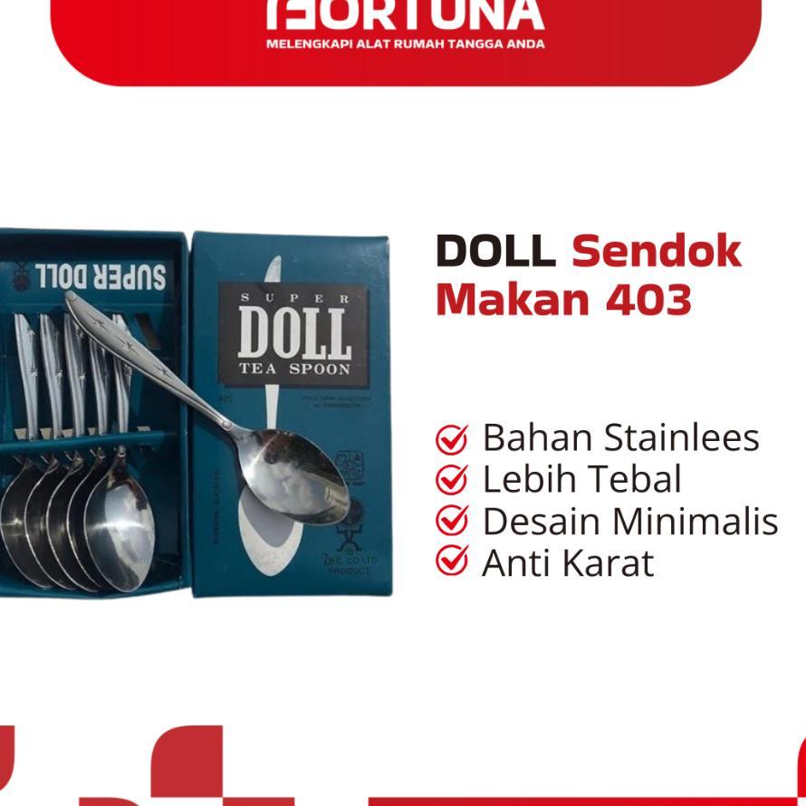 Doll Sendok Makan 403 / Sendok Makan Stainless