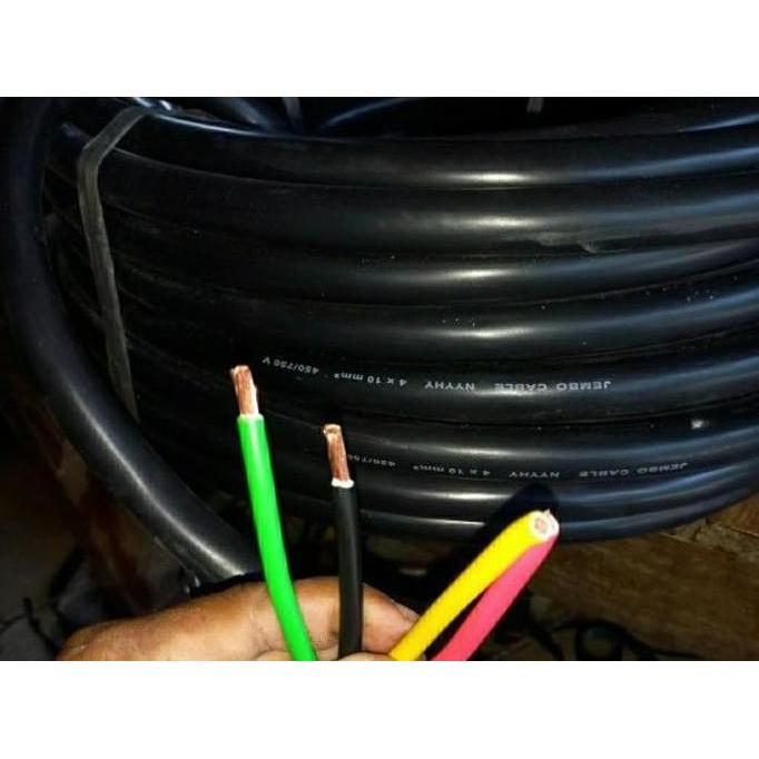 Ready Kabel Serabut NYYHY 4x10 Merk Jembo Harga Eceran