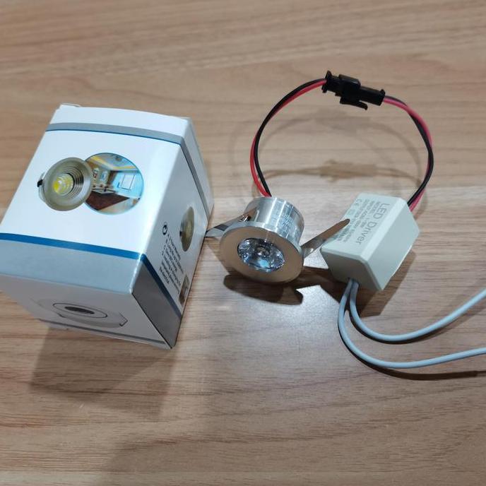 Ready  Lampu downlight 1watt mini spotlight 1watt lampu lemari