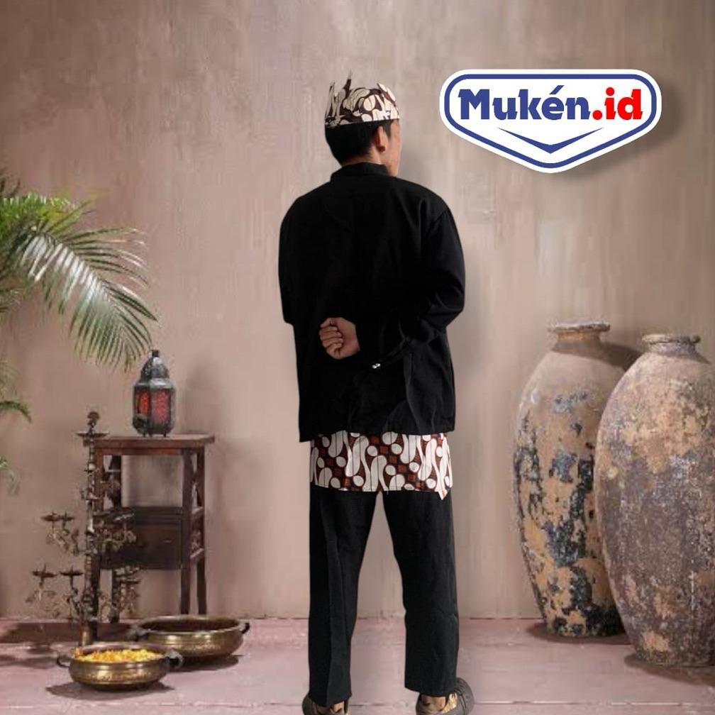 Best Seller [Packing Dus] Baju Adat Basofi Baju Adat Jawa Cak Pria  Adat Jawa Timur Beskap Baju Karn