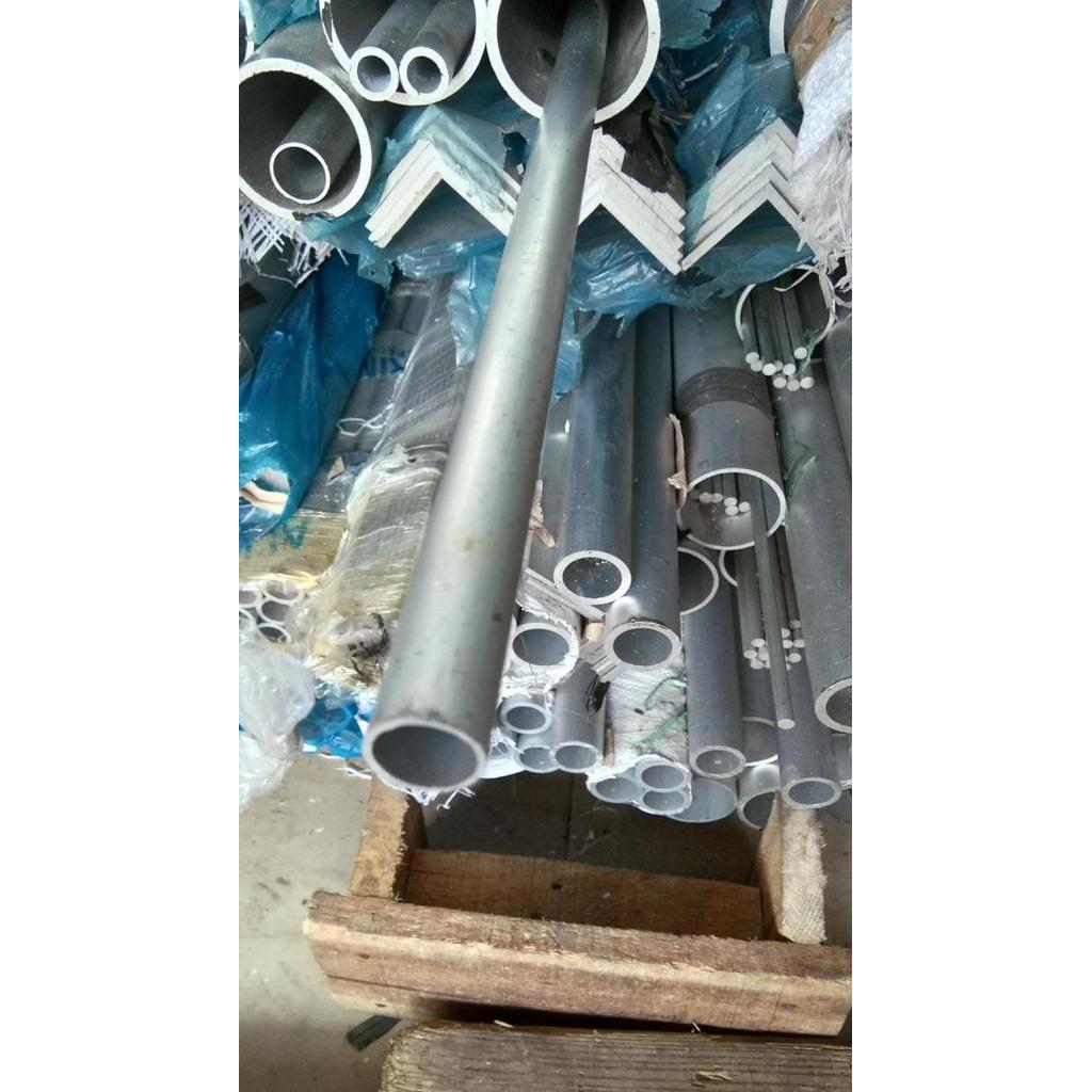 pipa aluminium 22mm tebal 1.5mm
