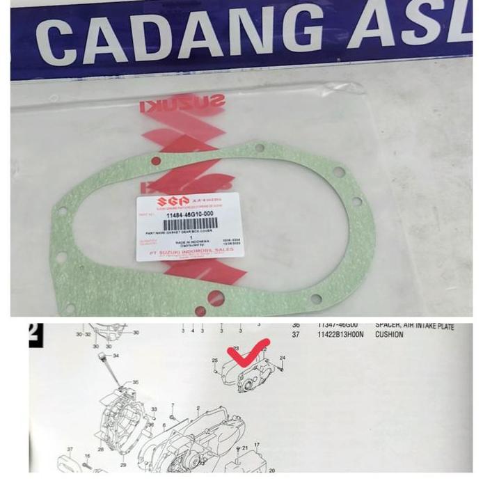 paking gasket gearbox skywave hayate spin original SGP 11484-46G10