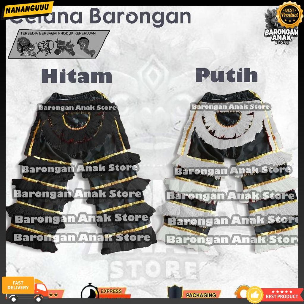 Barongan Anak Store Celana Barongan Anak Sd Smp Warna Merah Hijau Biru Hitam Putih Diskon Spesial