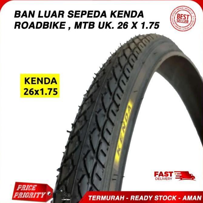 Ban Luar Sepeda Kenda Roadbike MTB uk 26 x 1.75 26x175 26x1.75